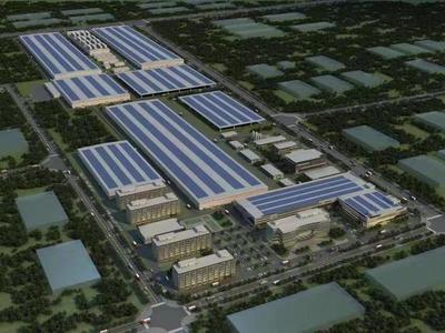 全球單體最大光伏電池生產基地一號廠房提前交付使用